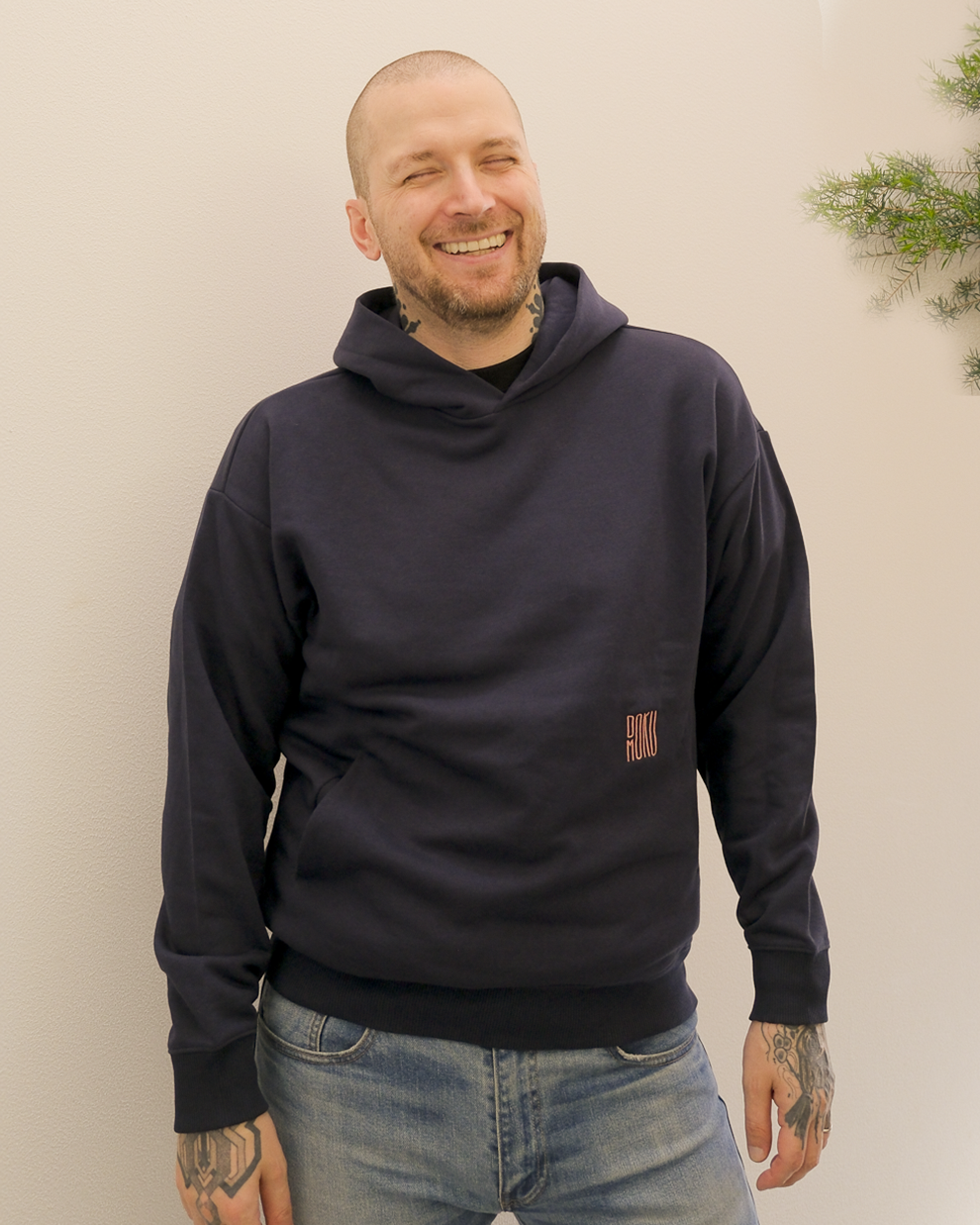 PREORDER | DOKUMOKU Hoodie - Navy